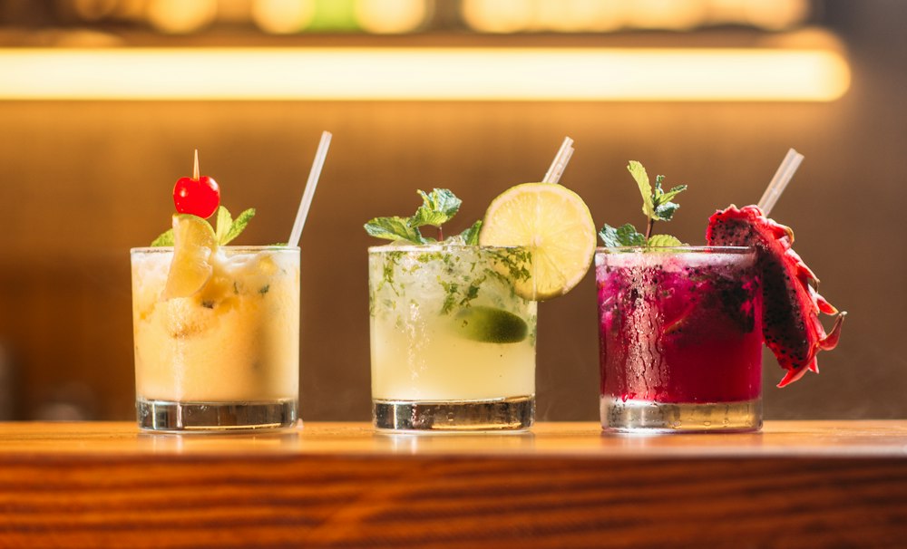 Assorted cocktails