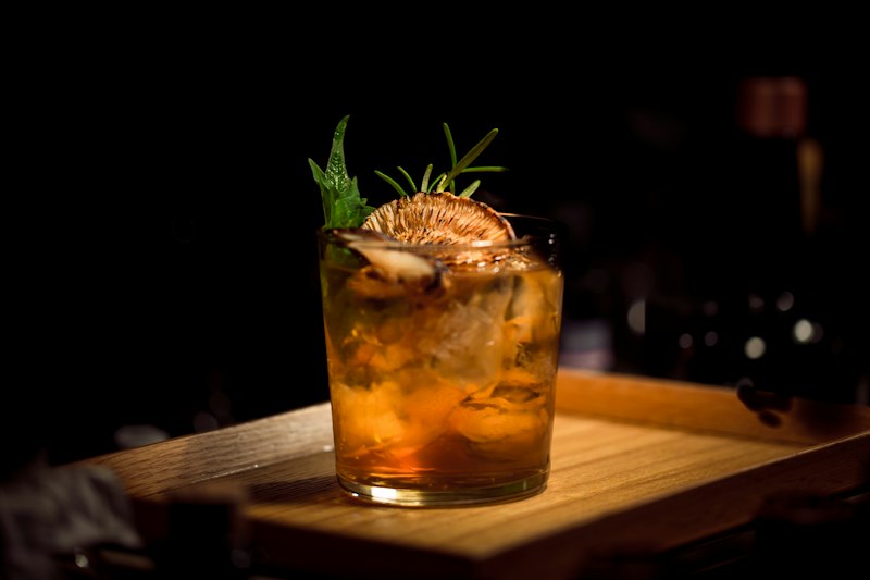 Bartender pouring drink